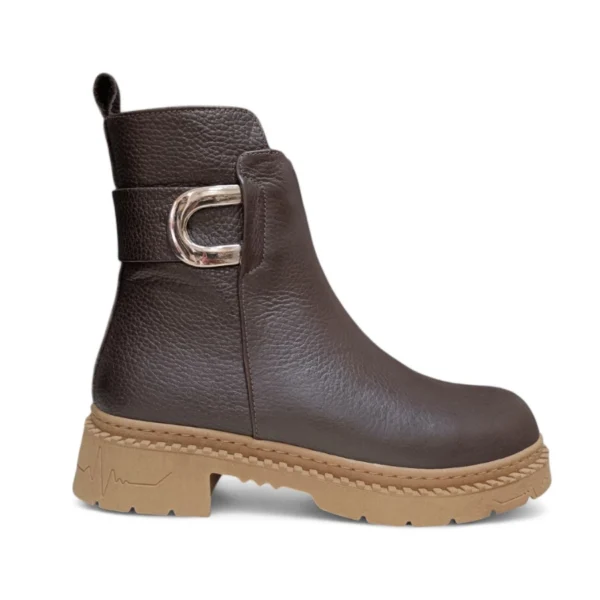 Кожни кафе чизми 821 17-39