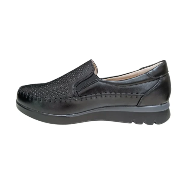 Alternative view of Црни мокасинки A18111-1