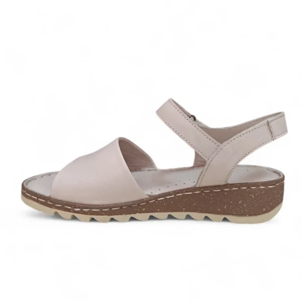 Alternative view of Кожни сандали сиви 021