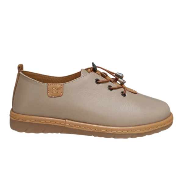 Кожни драп-камел мокасинки 2215 123