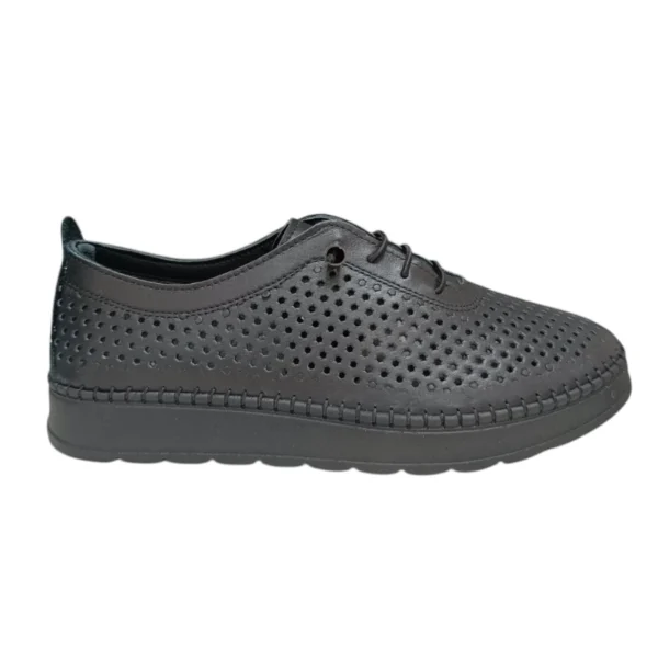 Кожни црни мокасинки 158