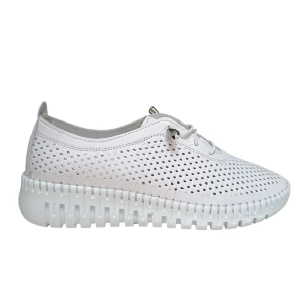 Кожни бели мокасинки 159