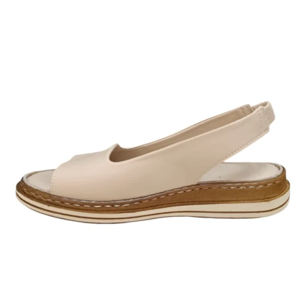 Alternative view of Кожни драп рамни сандали 016