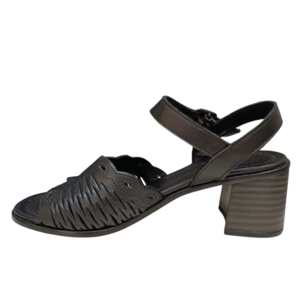 Alternative view of Кожни црни сандали