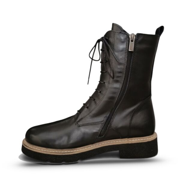 Кожни црни мартинки 25-108 - втор агол | Trendy Shoes
