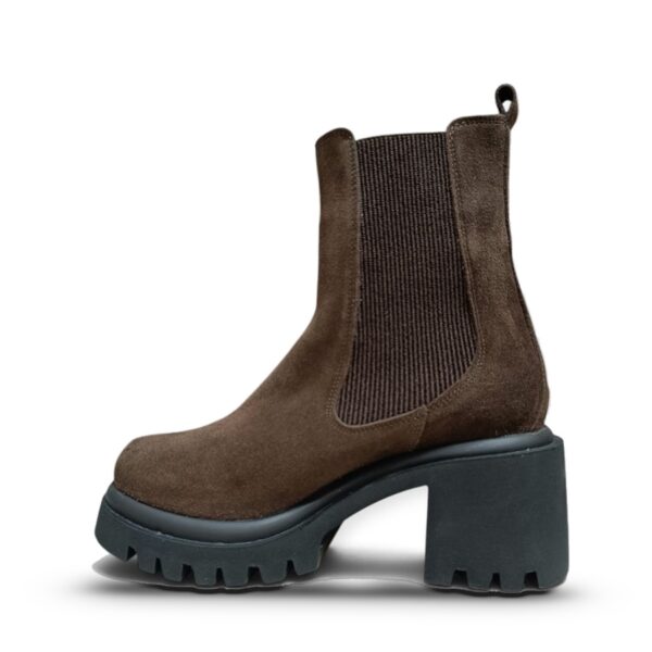 Кожни кафе чизми 27704 - втор агол | Trendy Shoes