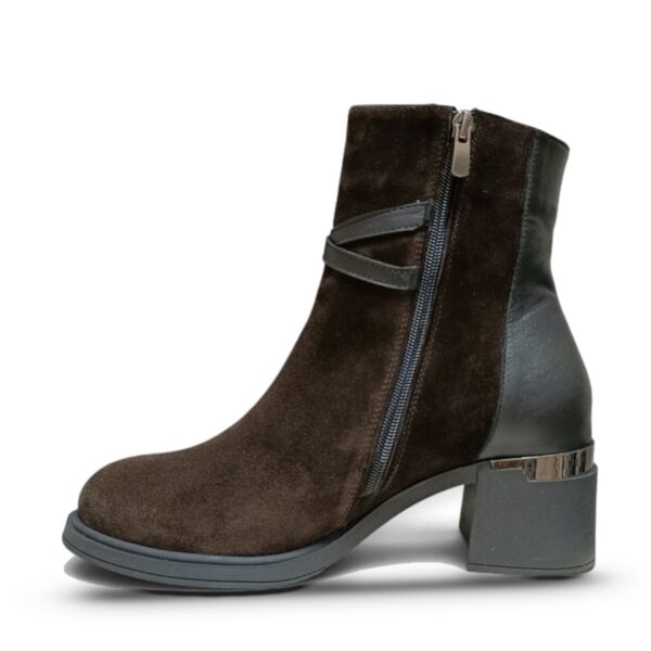 Кожни кафе чизми 855 - втор агол | Trendy Shoes