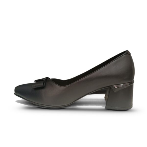 Кожни црни салонки 03 - втор агол | Trendy Shoes